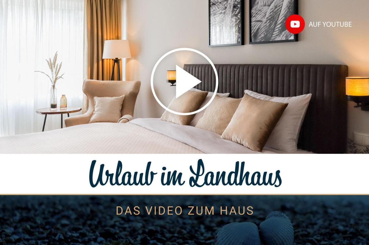Hochwertige Ferienwohnung In Ruhiger Lage Mit Eigener Terrasse Und Parkplatz, Nur 7 Gehminuten Zum Strand Entfernt - Hoher Schlafkomfort Dank Boxspringbett シャルボイツ エクステリア 写真